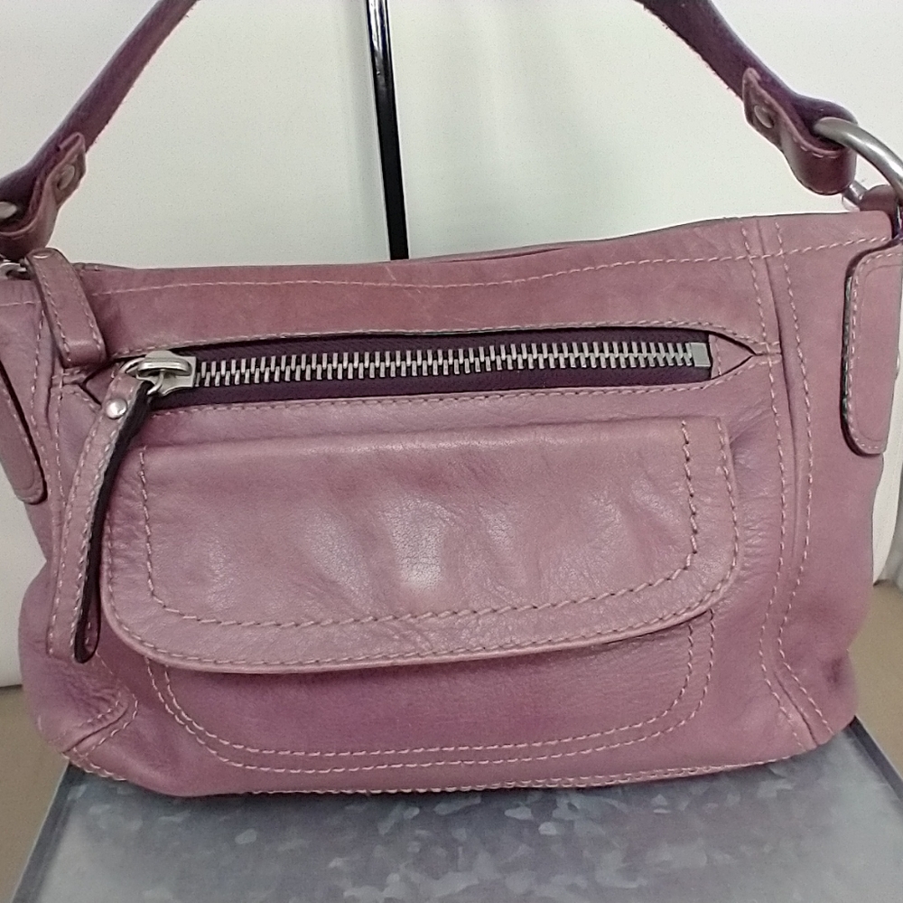 FOSSIL VINTAGE PURPLE SHOULDER BAG